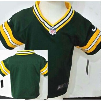 Nike Green Bay Packers Blank Green Toddlers Jersey