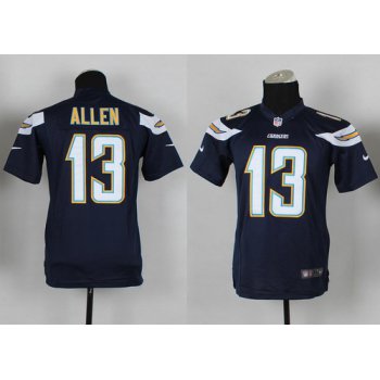 Nike San Diego Chargers #13 Keenan Allen 2013 Navy Blue Game Kids Jersey