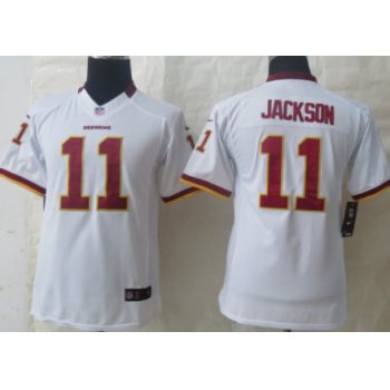 Nike Washington Redskins #11 DeSean Jackson White Limited Kids Jersey