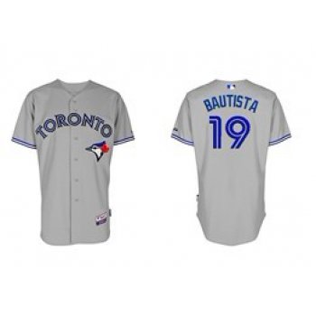 Toronto Blue Jays #19 Jose Bautista Gray Kids Jersey