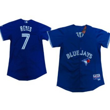 Toronto Blue Jays #7 Jose Reyes Blue Kids Jersey