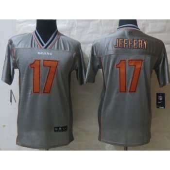 Nike Chicago Bears #17 Alshon Jeffery 2013 Gray Vapor Kids Jersey