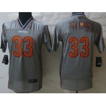 Nike Chicago Bears #33 Charles Tillman 2013 Gray Vapor Kids Jersey