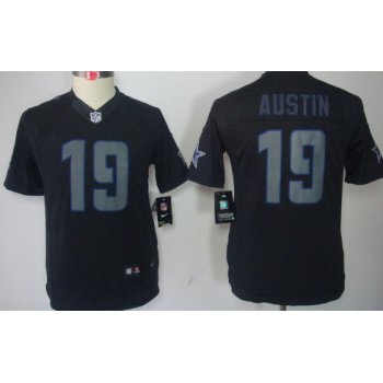 Nike Dallas Cowboys #19 Miles Austin Black Impact Limited Kids Jersey