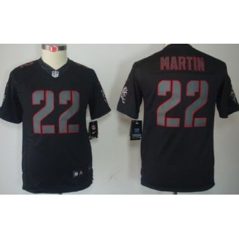 Nike Tampa Bay Buccaneers #22 Doug Martin Black Impact Limited Kids Jersey