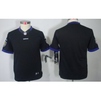 Nike Baltimore Ravens Blank Black Limited Kids Jersey