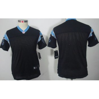 Nike Carolina Panthers Blank Black Limited Kids Jersey