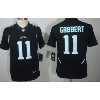 Nike Jacksonville Jaguars #11 Blaine Gabbert Black Limited Kids Jersey