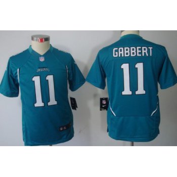 Nike Jacksonville Jaguars #11 Blaine Gabbert Green Limited Kids Jersey