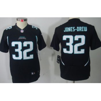 Nike Jacksonville Jaguars #32 Maurice Jones-Drew Black Limited Kids Jersey