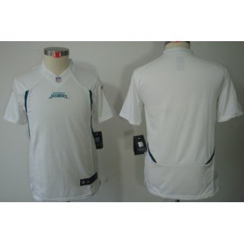 Nike Jacksonville Jaguars Blank White Limited Kids Jersey