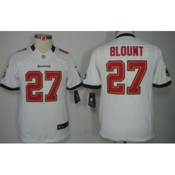 Nike Tampa Bay Buccaneers #27 LeGarrette Blount White Limited Kids Jersey