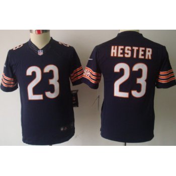 Nike Chicago Bears #23 Devin Hester Blue Limited Kids Jersey