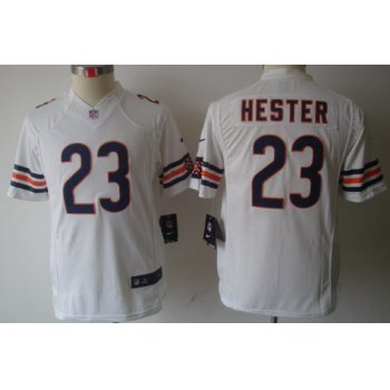 Nike Chicago Bears #23 Devin Hester White Limited Kids Jersey