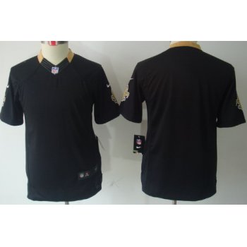 Nike New Orleans Saints Blank Black Limited Kids Jersey