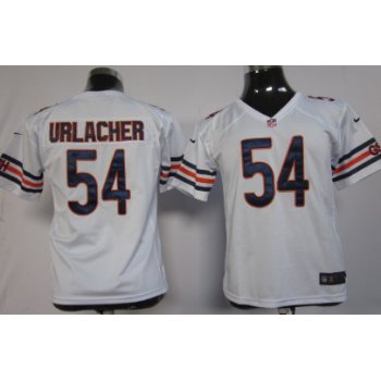 Nike Chicago Bears #54 Brian Urlacher White Game Kids Jersey