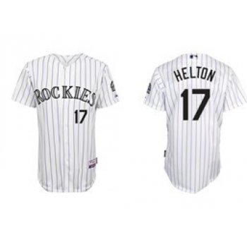 Colorado Rockies #17 Todd Helton White Kids Jersey