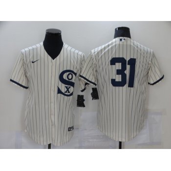 Men's Chicago White Sox #31 Liam Hendriks 2021 Cream Field of Dreams Cool Base Stitched Nike Jersey