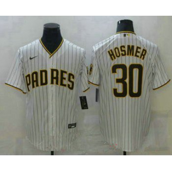 men's san diego padres #30 ha eric hosmer white stitched mlb cool base nike jersey