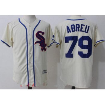 Men's Chicago White Sox #79 Jose Abreu 2017 Cream Stitched MLB Majestic Cool Base Jersey