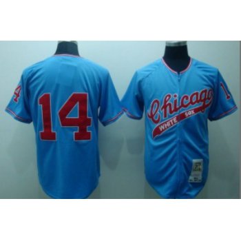 Chicago White Sox #14 Bill Melton 1972 Blue Throwback Jersey