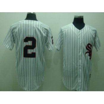 Chicago White Sox #2 Nellie Fox 1959 White Throwback Jersey