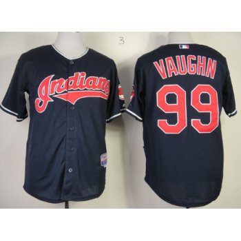 Cleveland Indians #99 Rick Vaughn Navy Blue Jersey