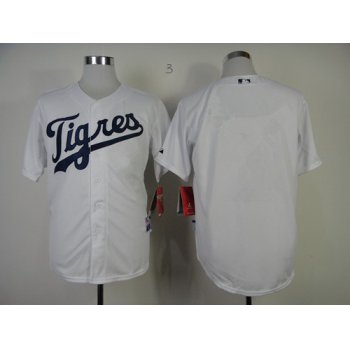 Detroit Tigers Blank 2013 White Jersey