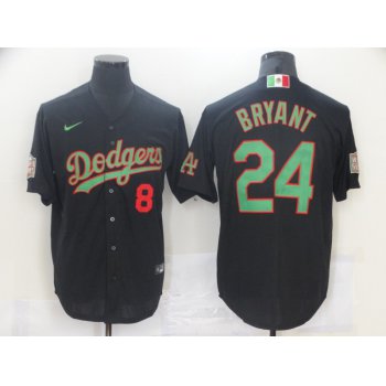 Men Los Angeles Dodgers 24 Bryant Black Game 2021 Nike MLB Jersey