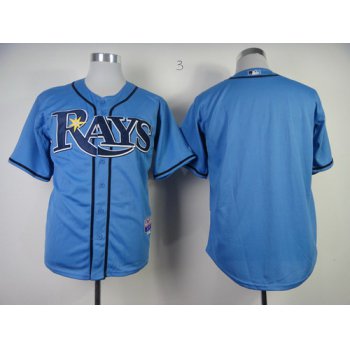 Tampa Bay Rays Blank Light Blue Jersey