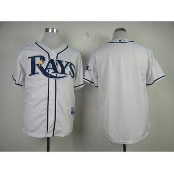 Tampa Bay Rays Blank White Jersey