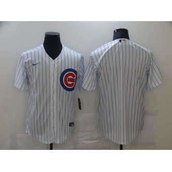 Men Chicago Cubs Blank White Game Nike MLB Jerseys