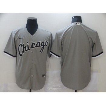 Men Chicago White Sox Blank Grey Game Nike MLB Jerseys