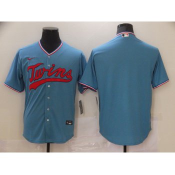 Men Minnesota Twins Blank Light blue Game Nike MLB Jerseys