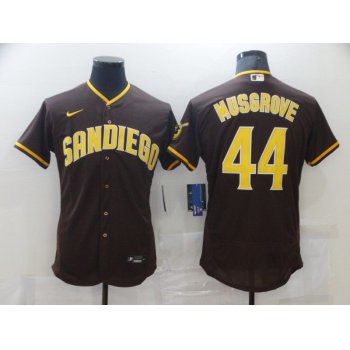 Men San Diego Padres 44 Musgrove brown Elite 2021 Nike MLB Jersey