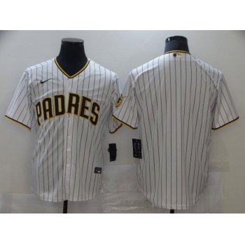 Men San Diego Padres Blank White Game Nike MLB Jerseys