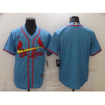 Men St.Louis Cardinals Blank Blue Game Nike MLB Jerseys