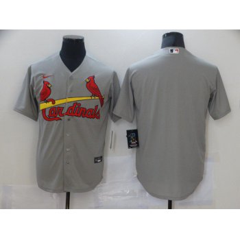 Men St.Louis Cardinals Blank Grey Game Nike MLB Jerseys