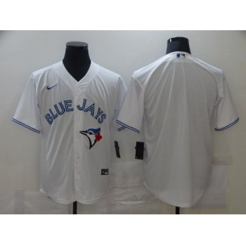 Men Toronto Blue Jays Blank White Game Nike MLB Jerseys