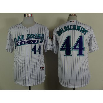 Arizona Diamondbacks #44 Paul Goldschmidt 2015 White Pinstripe Jersey