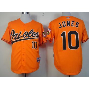 Baltimore Orioles #10 Adam Jones Orange Jersey