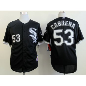 Chicago White Sox #53 Melky Cabrera Black Jersey