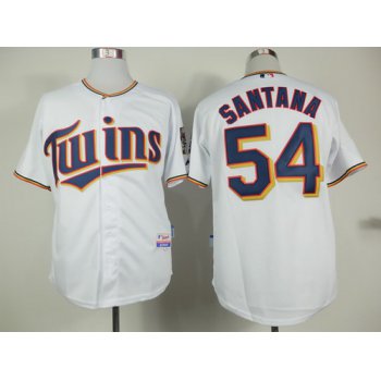 Minnesota Twins #54 Ervin Santana 2015 White Jersey