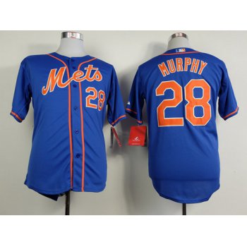 New York Mets #28 Daniel Murphy Blue Jersey