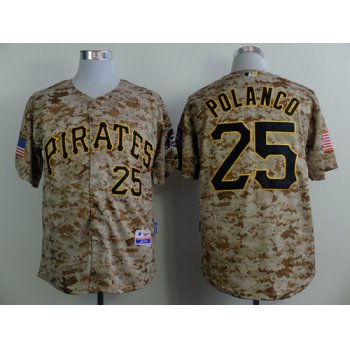 Pittsburgh Pirates #25 Gregory Polanco 2014 Camo Jersey