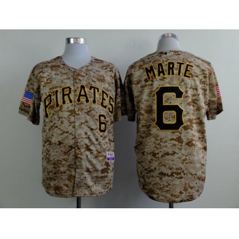 Pittsburgh Pirates #6 Starling Marte 2014 Camo Jersey