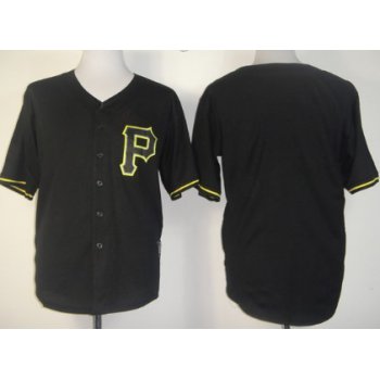 Pittsburgh Pirates Blank Black Fashion Jersey