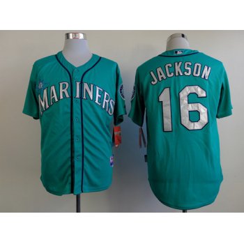 Seattle Mariners #16 Austin Jackson Green Jersey