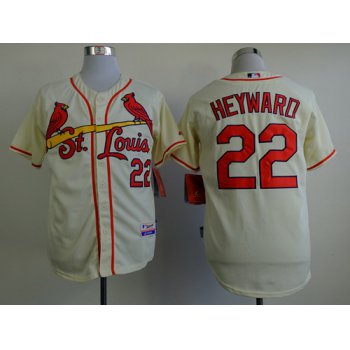 St. Louis Cardinals #22 Jason Heyward Cream Jersey