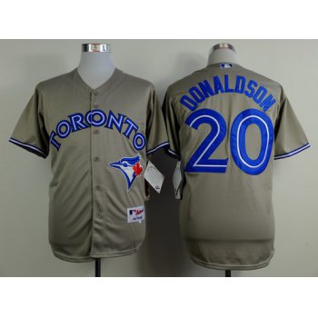 Toronto Blue Jays #20 Josh Donaldson Gray Jersey